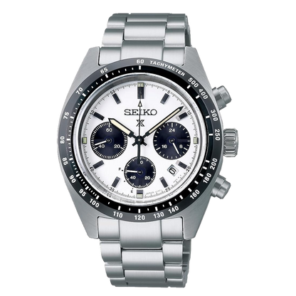 SEIKO SBDL085 SPEEDTIMER Watch Prospex Solar Chronograph Panda Version 1