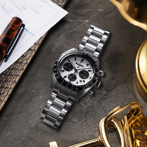 SEIKO SBDL085 SPEEDTIMER Watch Prospex Solar Chronograph Panda Version 1