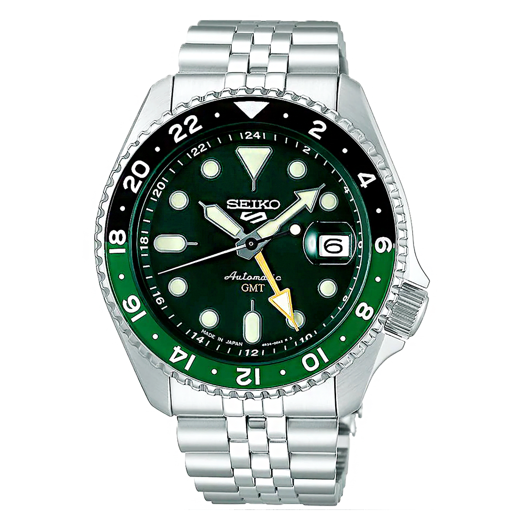 Sprite Seiko 5 Sports with GMT 4R34 Cal. : r/Seiko