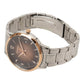 Seiko Watch Quartz Analog Brown Silver SGEH90P1