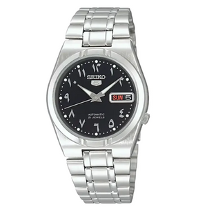 Seiko 5 SNK063J5 Automatic Black Arabic Dial Stainless Steel Men's Watch