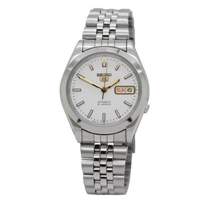 Seiko 5 Automatic White Dial Men's Watch SNXB71J5